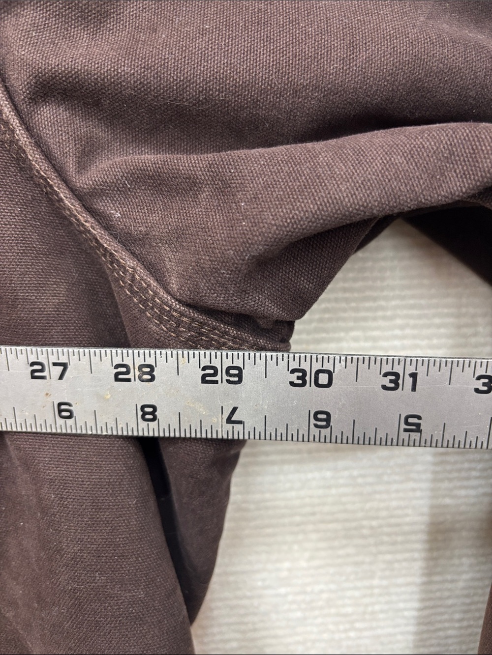 Carhartt 2XL vintage USA lined Canvas Duck Chore Jacket with Corduroy Collar - Picture 6 of 12